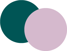 Darstellung eines Farbkontrasts in weichen Farben
