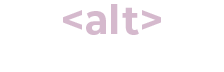 Darstellung des Code-Zeichens für Alternativtext
